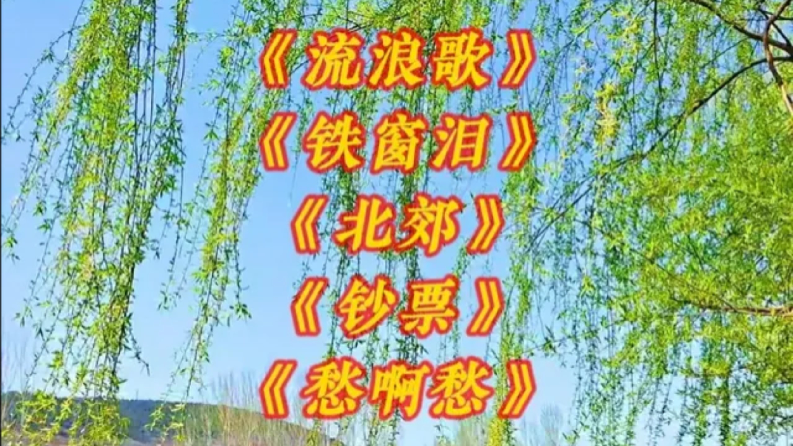 经典老歌《流浪歌》《铁窗泪》《北郊》《钞票》《愁啊愁》#经典