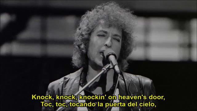 Knockin On Heaven's Door Bob Dylan Letra Español