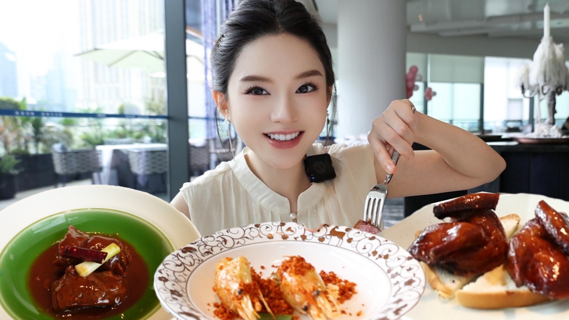 米其林推荐餐厅的单人自选，小而美松叶蟹和波龙这次也吃上喽