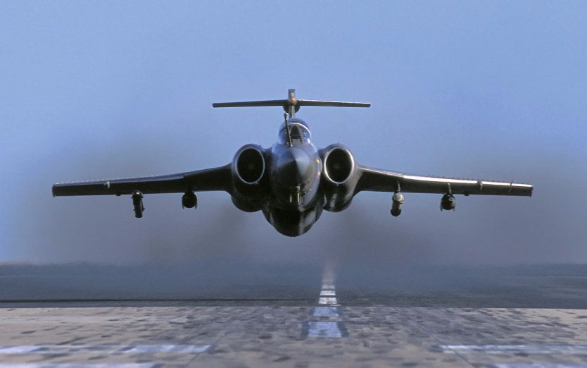 1978年英国皇家空军"掠夺者"超低空反舰演习