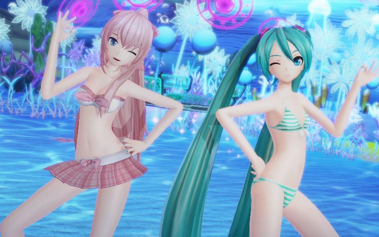 【ps4-pdx hd】爱dee【初音ミク:泳衣/巡音ルカ:泳装p】pv
