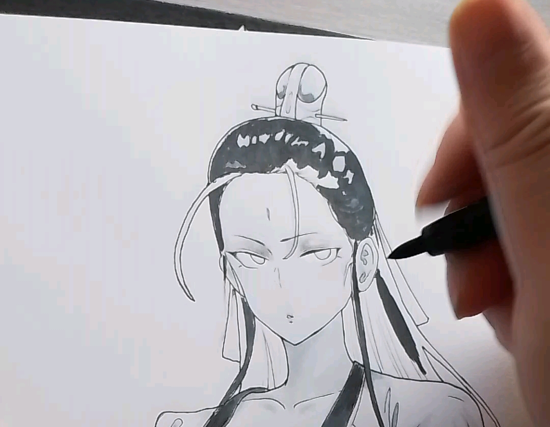 【绘画流程/射雕英雄传】李莫愁