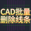 CAD批量删除线条方法