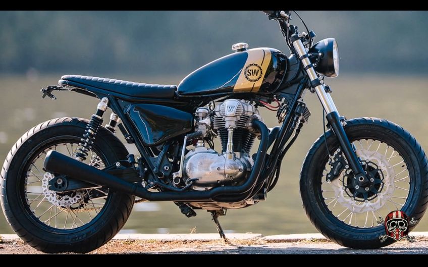 川崎w650 funbike风格复古摩托车