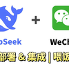 【喂饭教程】微信+DeepSeek，王炸组合来了！deepseek R1本地部署+集成 各种调用！deepseek接入微信