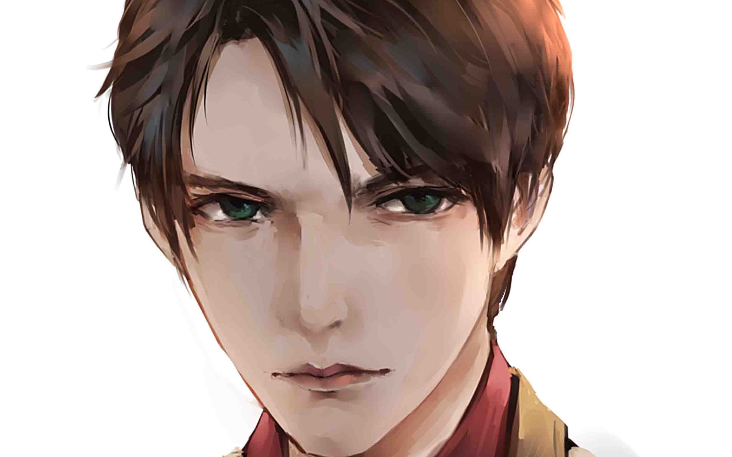 学院】微博同名-仕木老师课件两(三)小时速涂 兵哥哥男性半厚涂头像