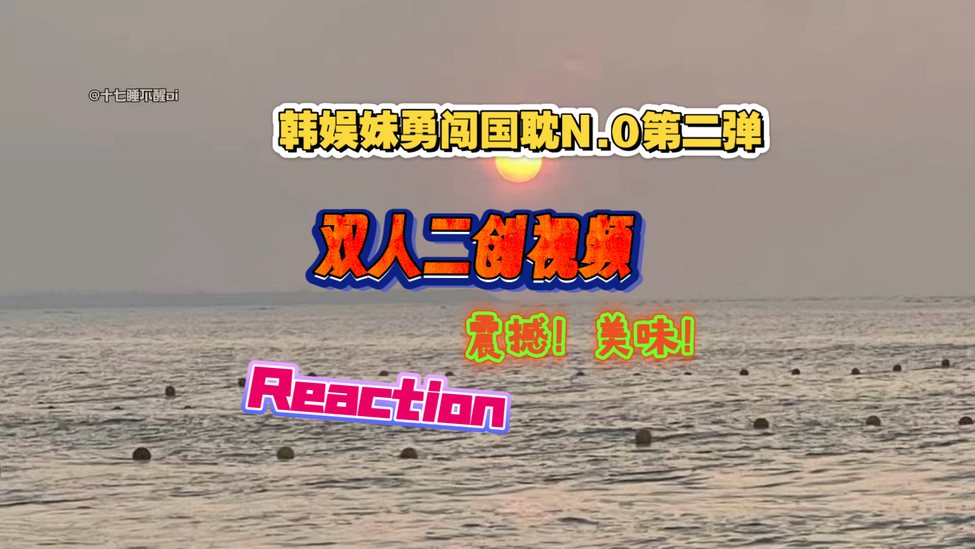 【十七的Reaction】韩娱妹勇闯国耽N.0第二弹！双人二创视频！