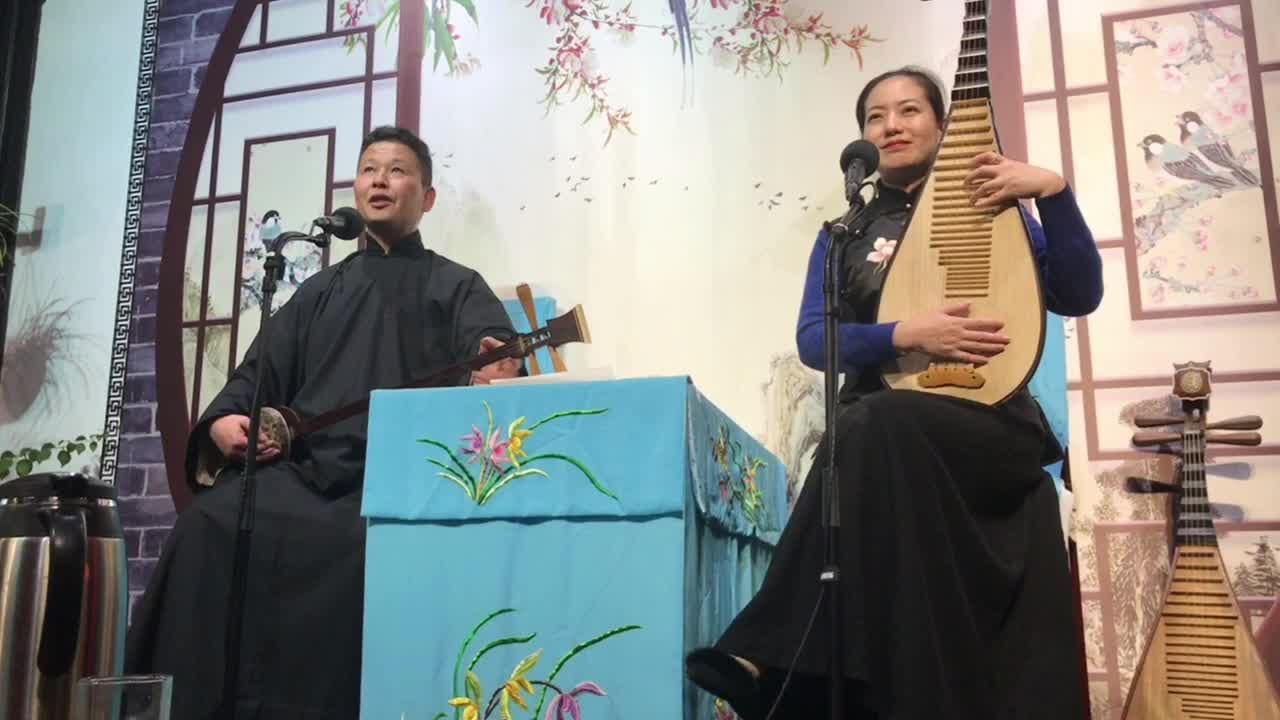 苏州评弹 秦淮景—点击进来收获古代男人的快乐(自制字幕)