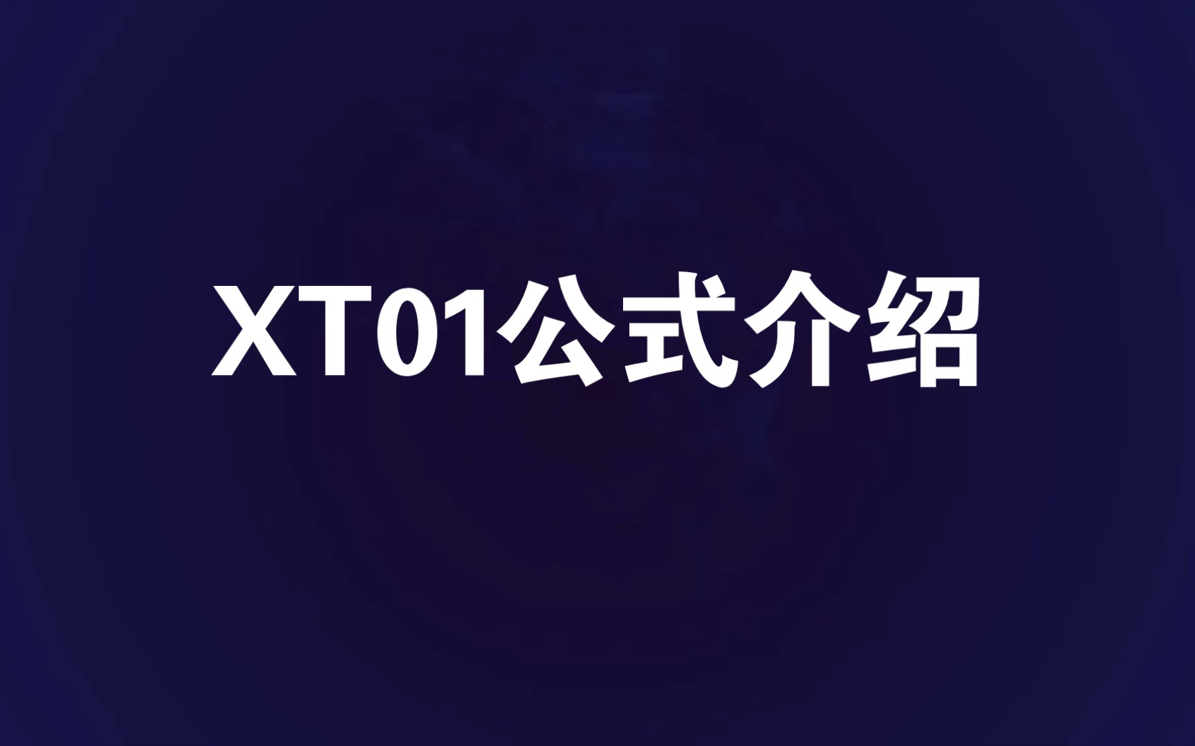 xt01 介绍
