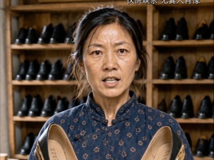 80年代夫妻自制纸皮鞋售卖的一天。【AI全民制作人】