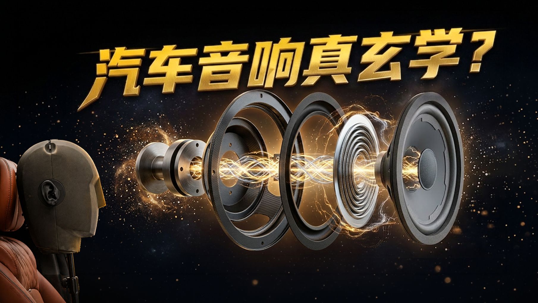 车载音响水有多深？暴力拆开整个喇叭，用7万块人头麦实测