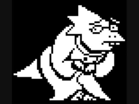 undertale龙骨炮像素图,龙骨炮像素图 【undertale】集体欢唱bad apple!