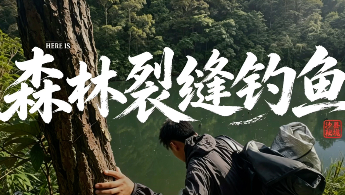 在森林裂缝中钓鱼是什么样的体验