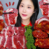 [ONHWA] 生牛肉 + 辣生蟹 咀嚼音! 这个组合真的很好吃