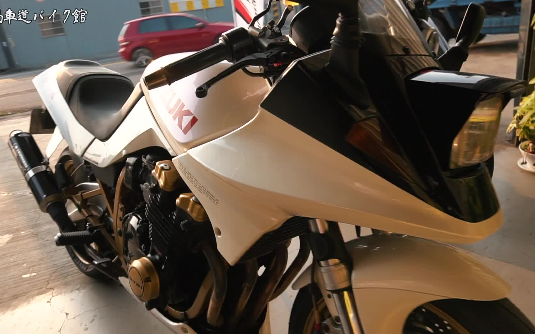 真车实拍 铃木 katana gsx750 s3 翻灯妖刀 一起搭时空机来欣赏当时