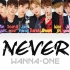 WannaOne - Never[歌詞分配]