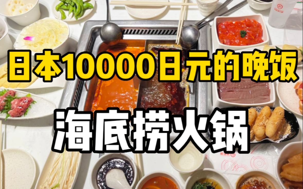 在日本第一次尝试海底捞火锅？600块钱都能吃些什么，被虾滑福袋拿捏了！