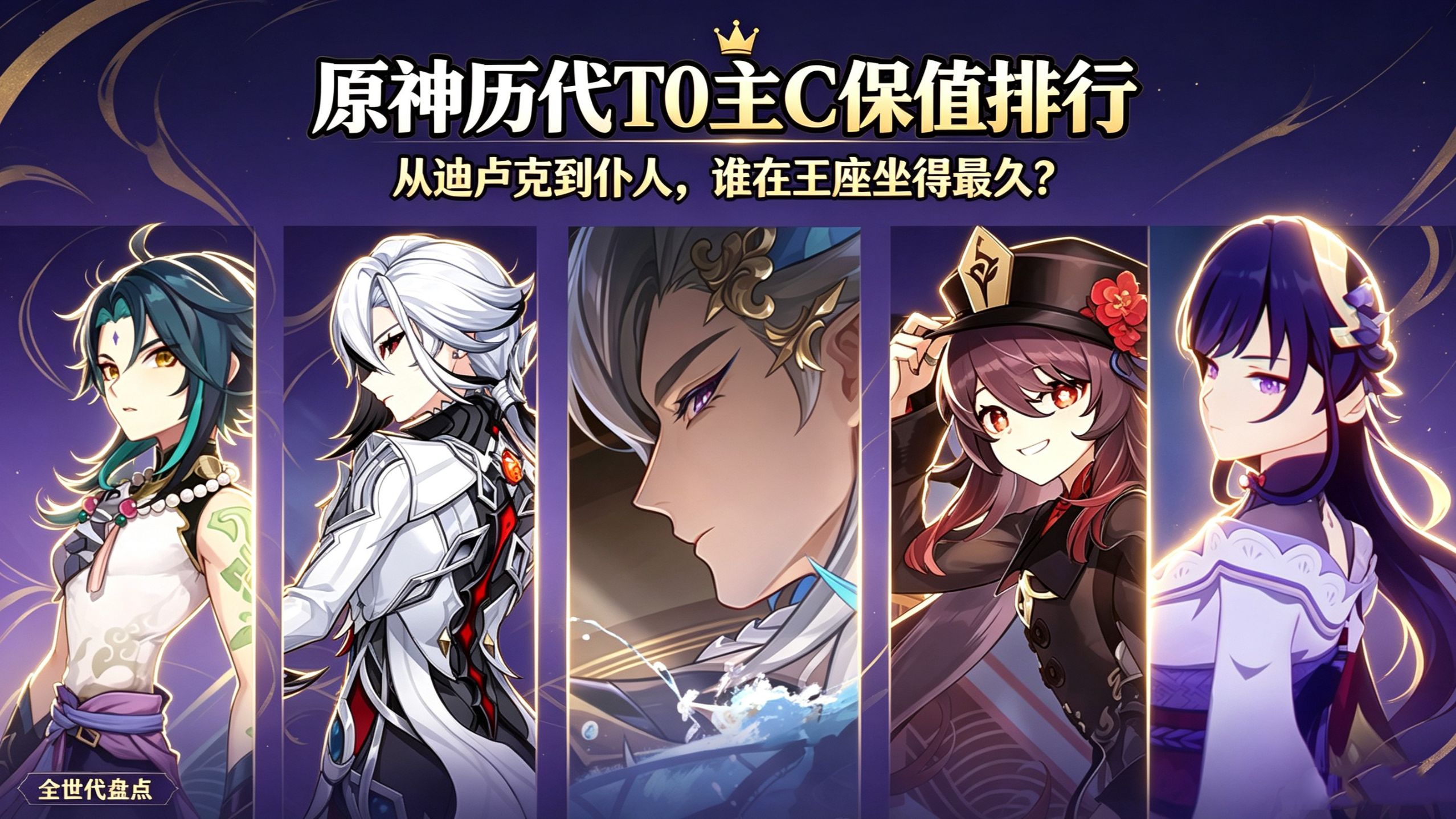原神强度史:历代T0主C保值排行 谁在王座坐得最久?-贝贝Bruce-默认收藏夹-哔哩哔哩视频