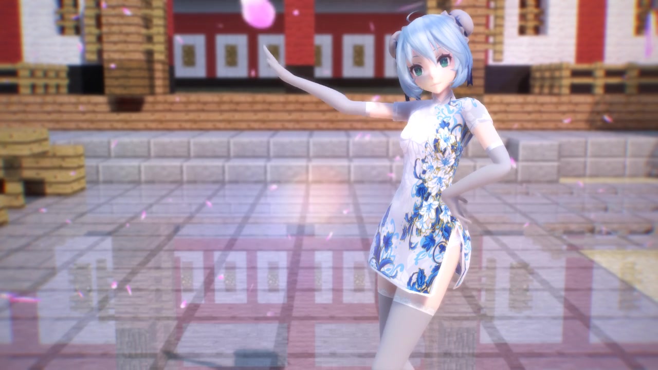 【MMD】落花情—“落花无意人有意”哔哩哔哩bilibili