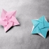 【折纸-教程】这次来学双面樱花星，特别好折，真的……#樱花樱花想见你#