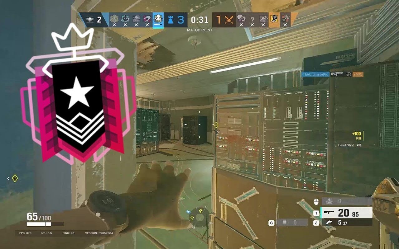 Spoit在冠军排位中击杀整个队伍【彩虹六号】_彩虹六号