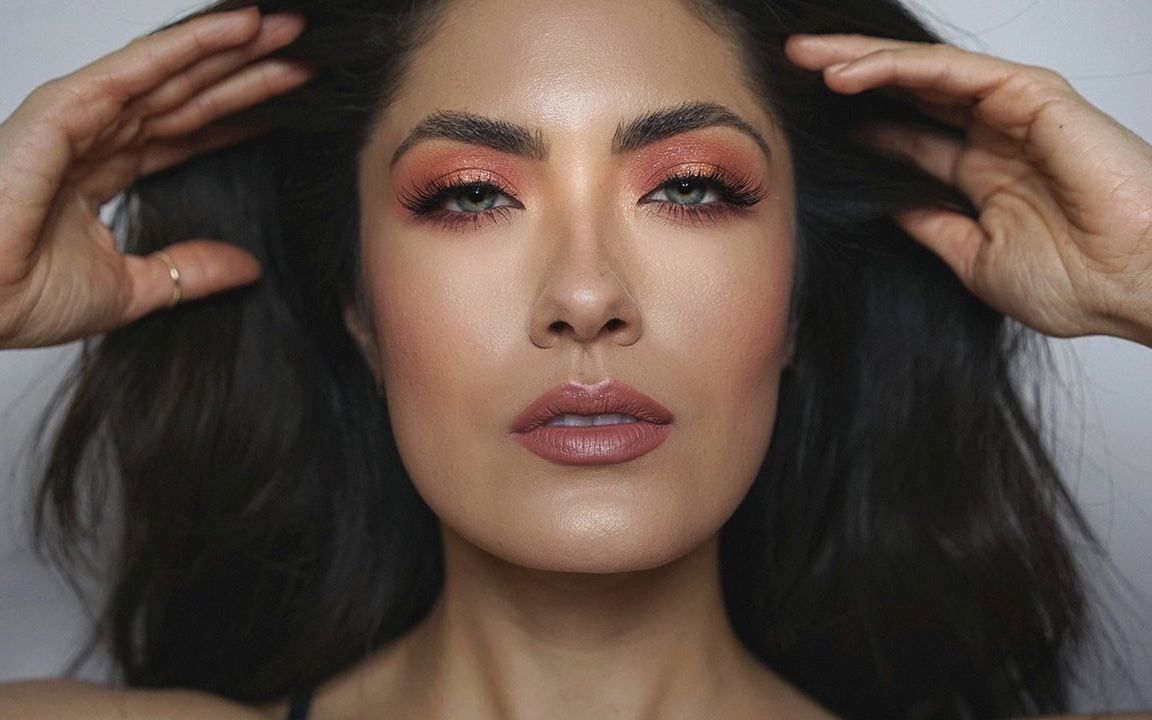 melissa alatorre | 桃色春日妆教程(2017春季流行色妆容)