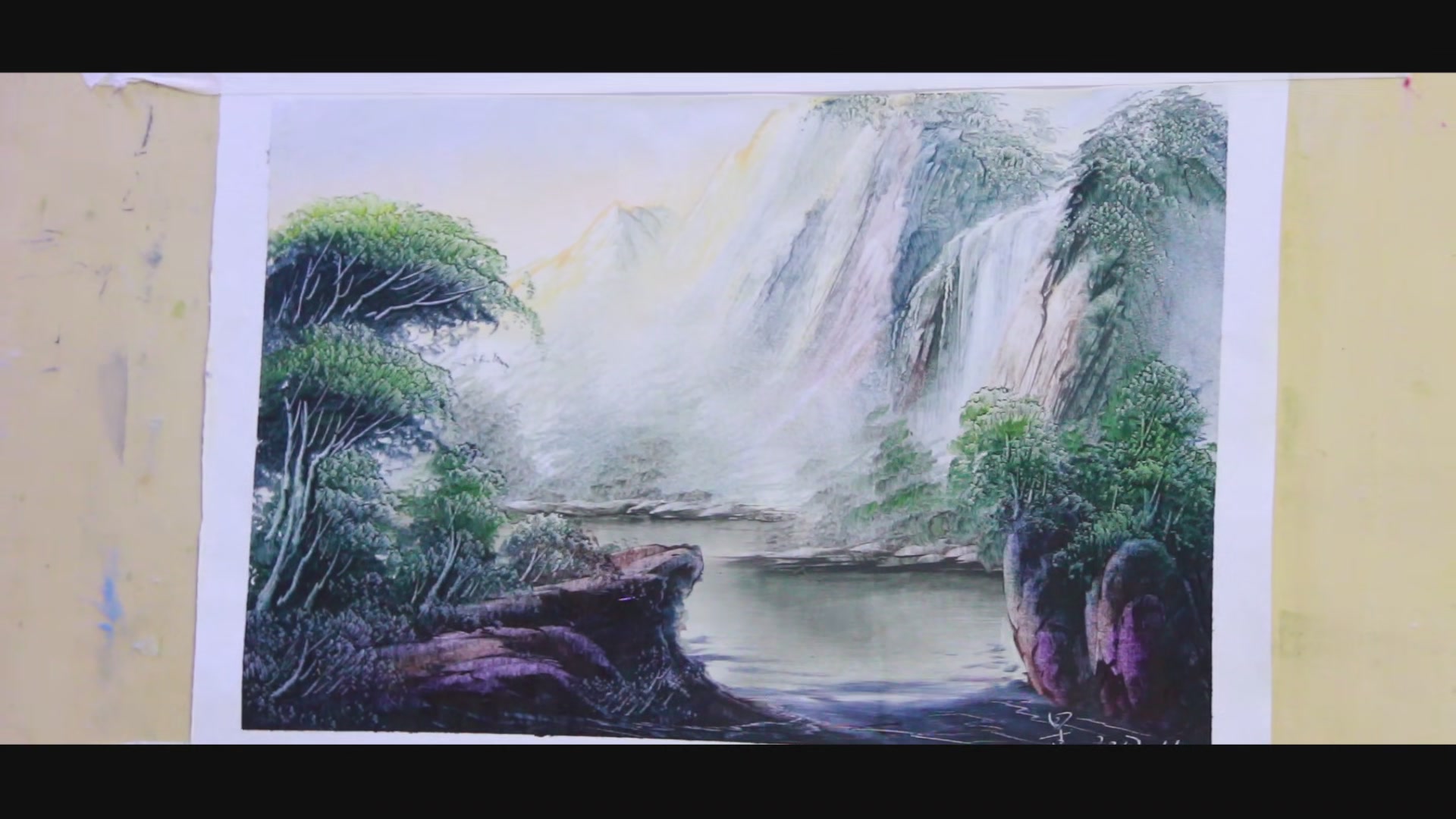 【非遗文化】刀画的故事#自制纪录片##绘画##刀画#刀笔油画