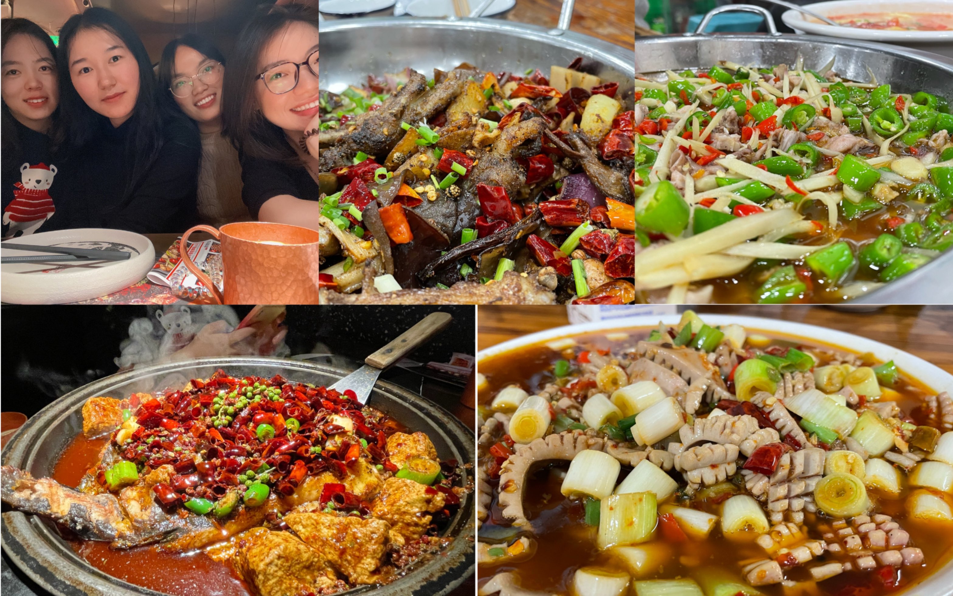 自贡美食之旅: 好吃到哭的石沟大饭店&鸿鹤鲜锅兔，和姐妹一起就是最快乐的！！