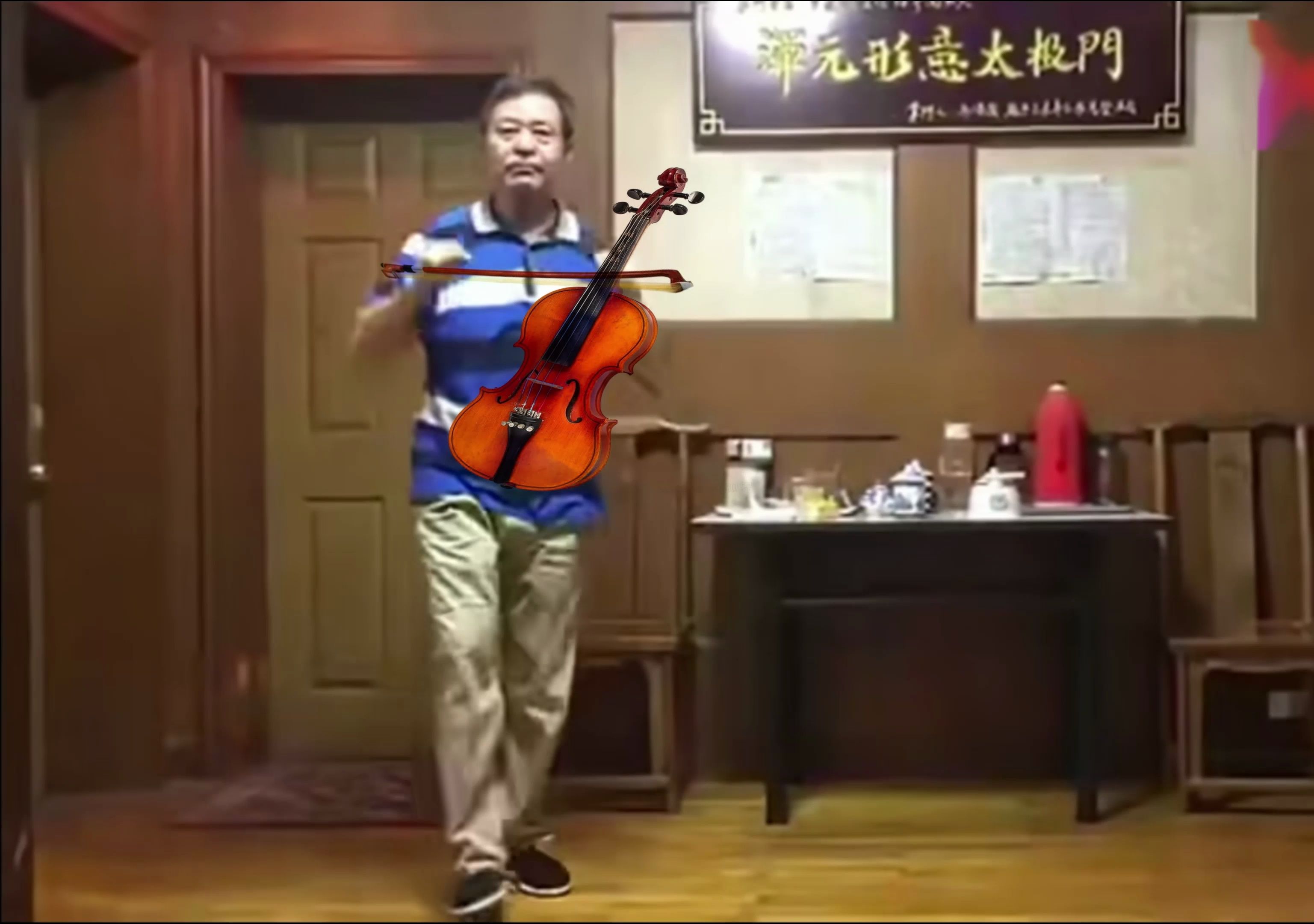 69岁，能拉小提琴