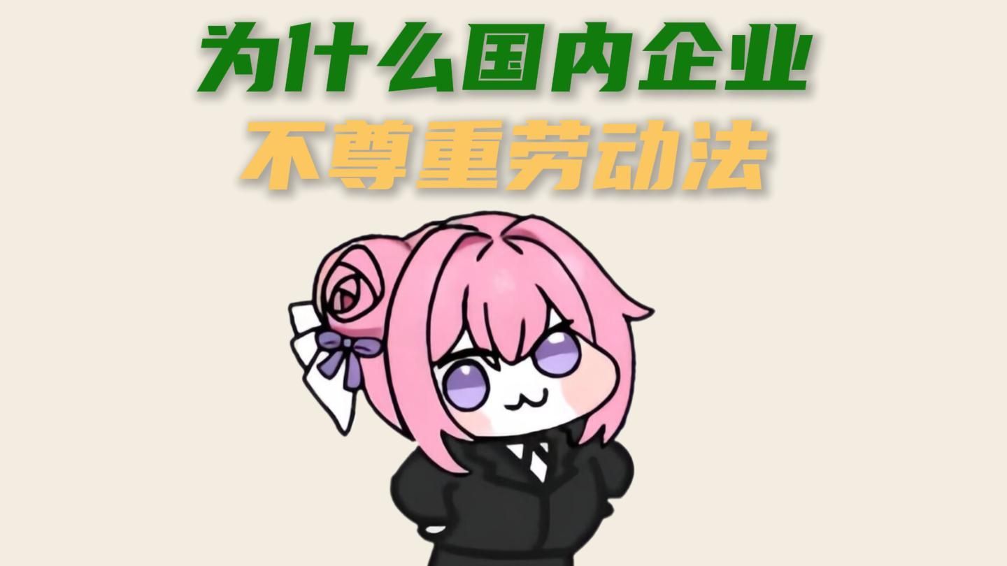 Doro小课堂：为什么国内企业不尊重劳动法？