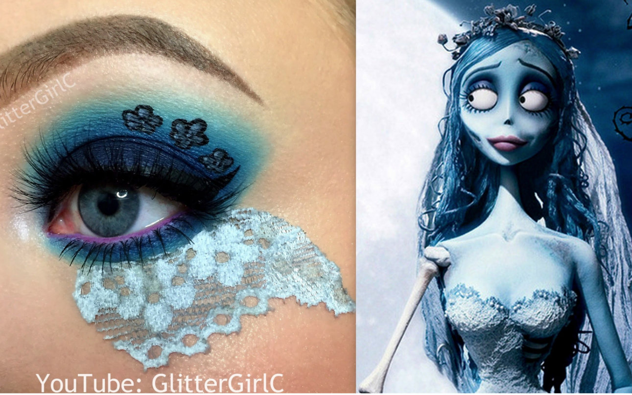 【glittergirlc】〔僵尸新娘〕主题〔眼妆〕化妆教程!