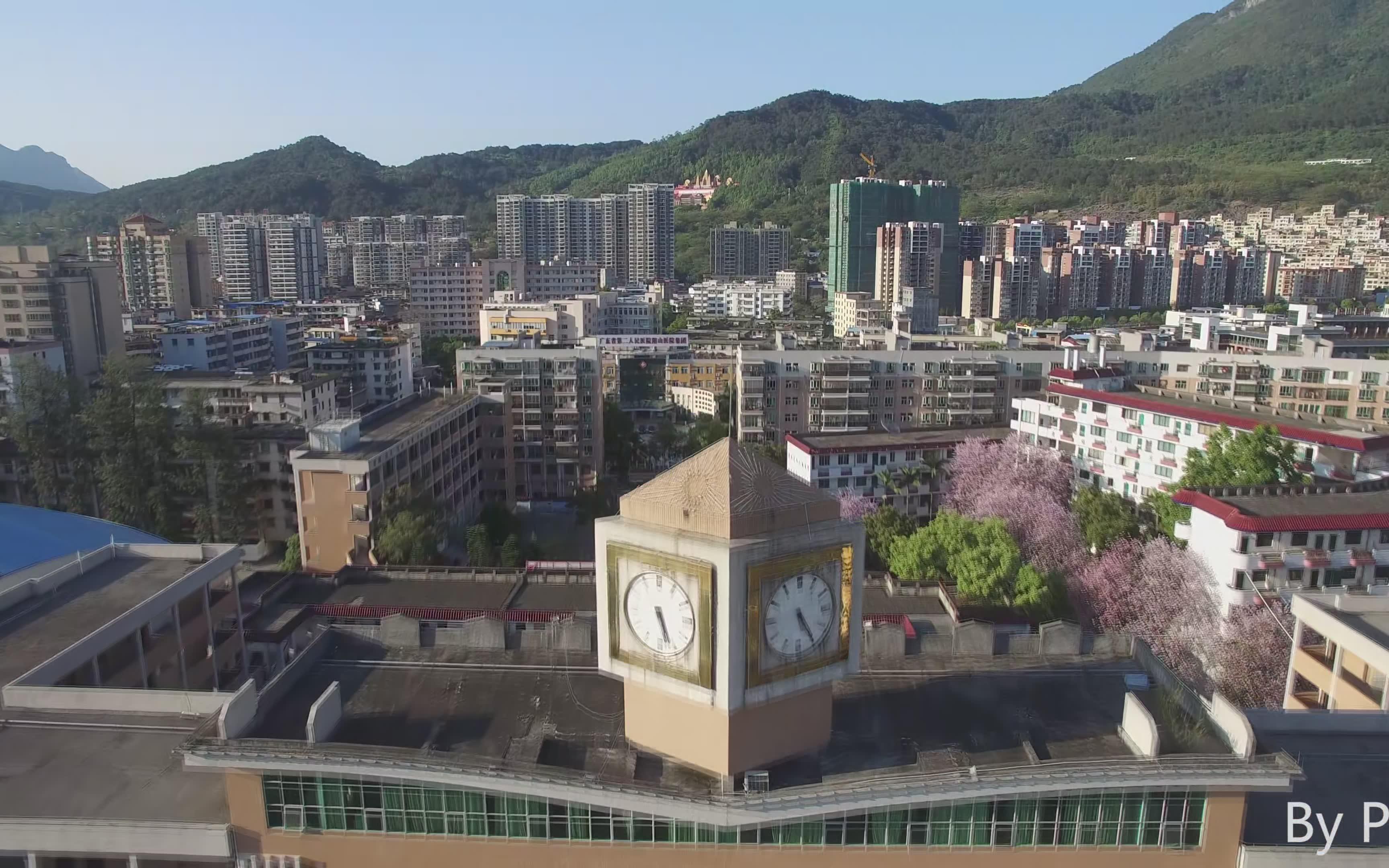 阳山中学航拍纪录片