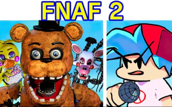 VS Five Nights at Freddy's 2 FULL WEEK (Toy Chica Foxy Bonnie) (FNF Mod/FNaF 2)