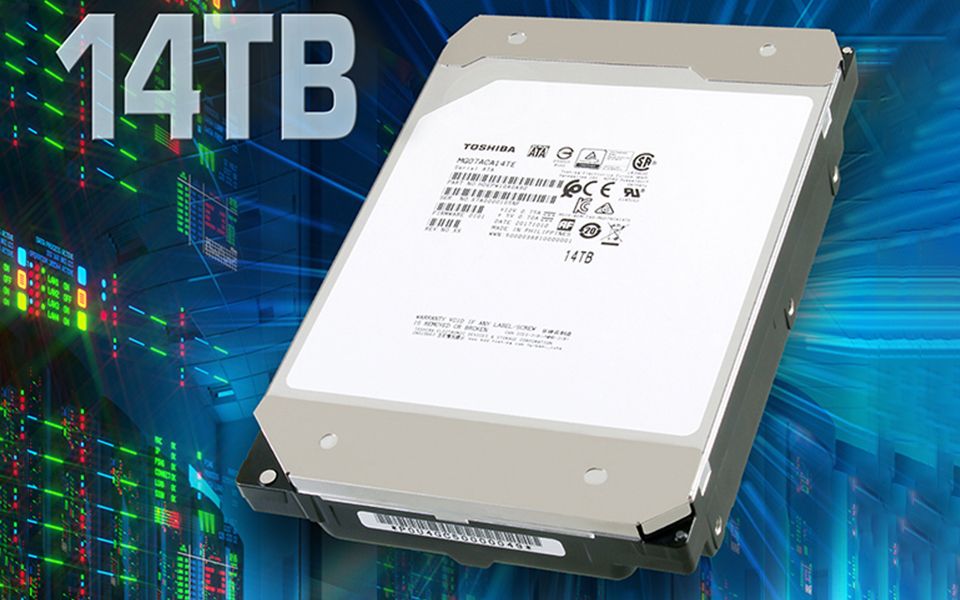 东芝计划月本月推出存储容量高达12TB以及14TB的冲氦硬盘
