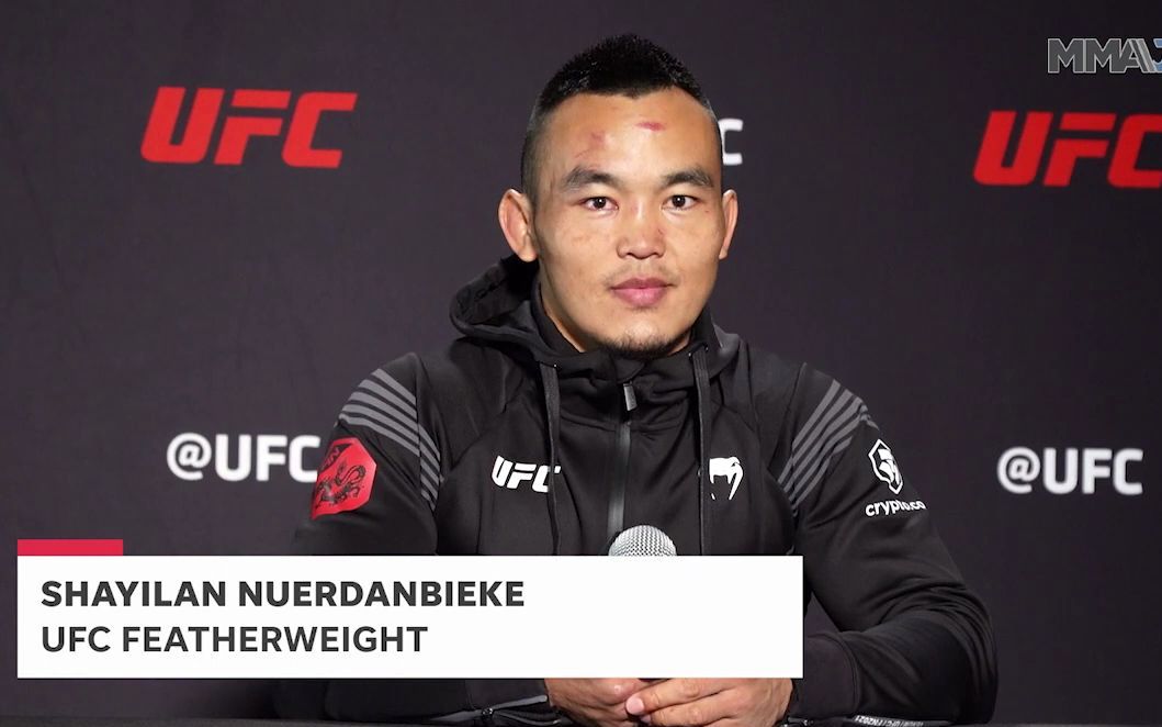 【中英】沙依兰对判定胜表示遗憾,本想ko胜利#ufcvegas43