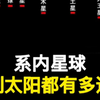 太阳系内星球到太阳的真实距离