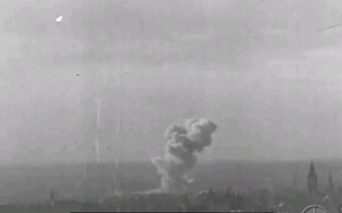 德国V1导弹攻击伦敦影像