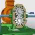 3D展示齿轮泵的工作原理-英文无字幕