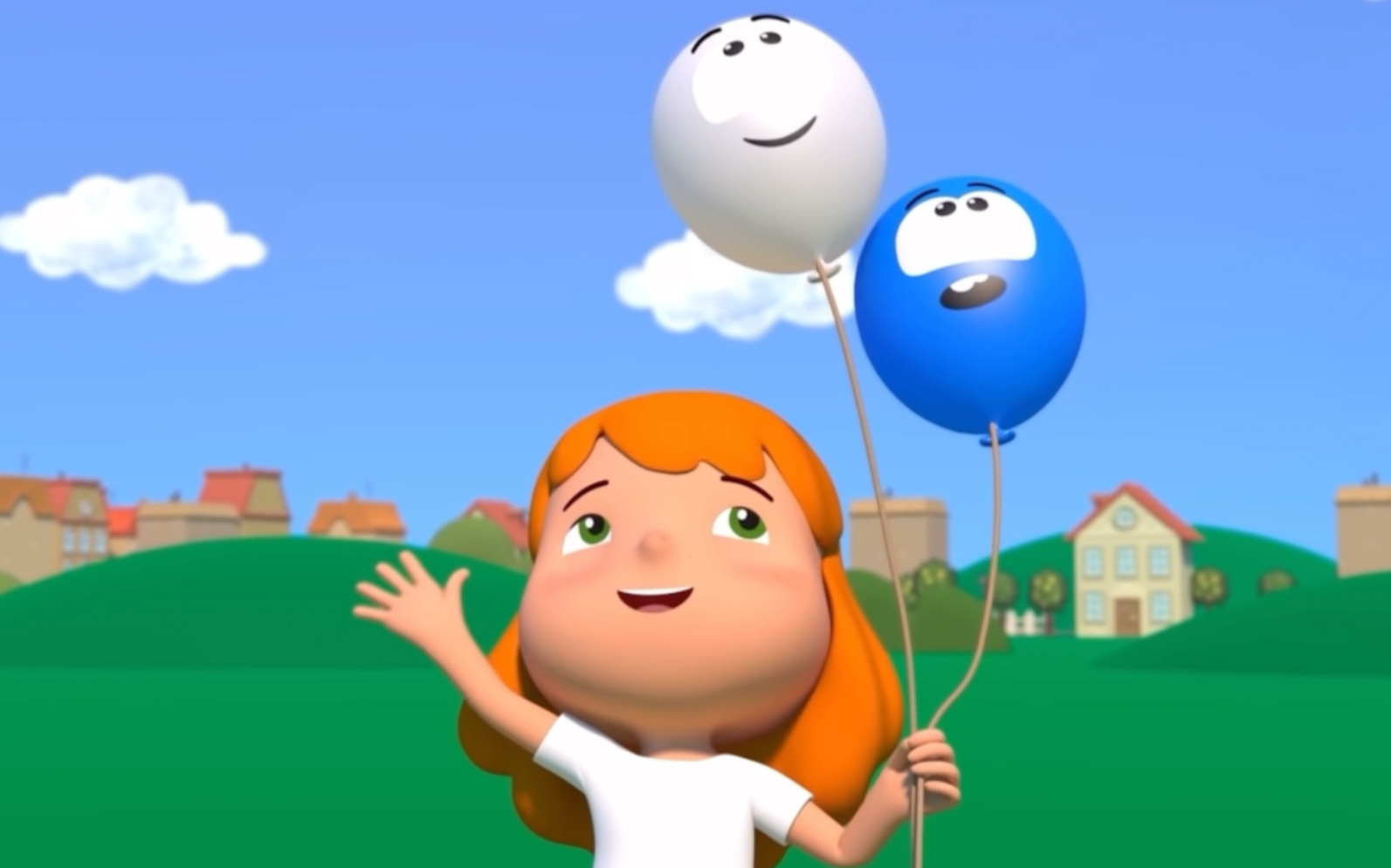 儿童早教益智动画，飞向天空的气球