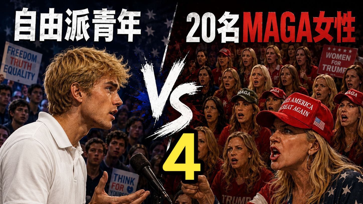【中英】一名自由派青年论战20名MAGA女性 04