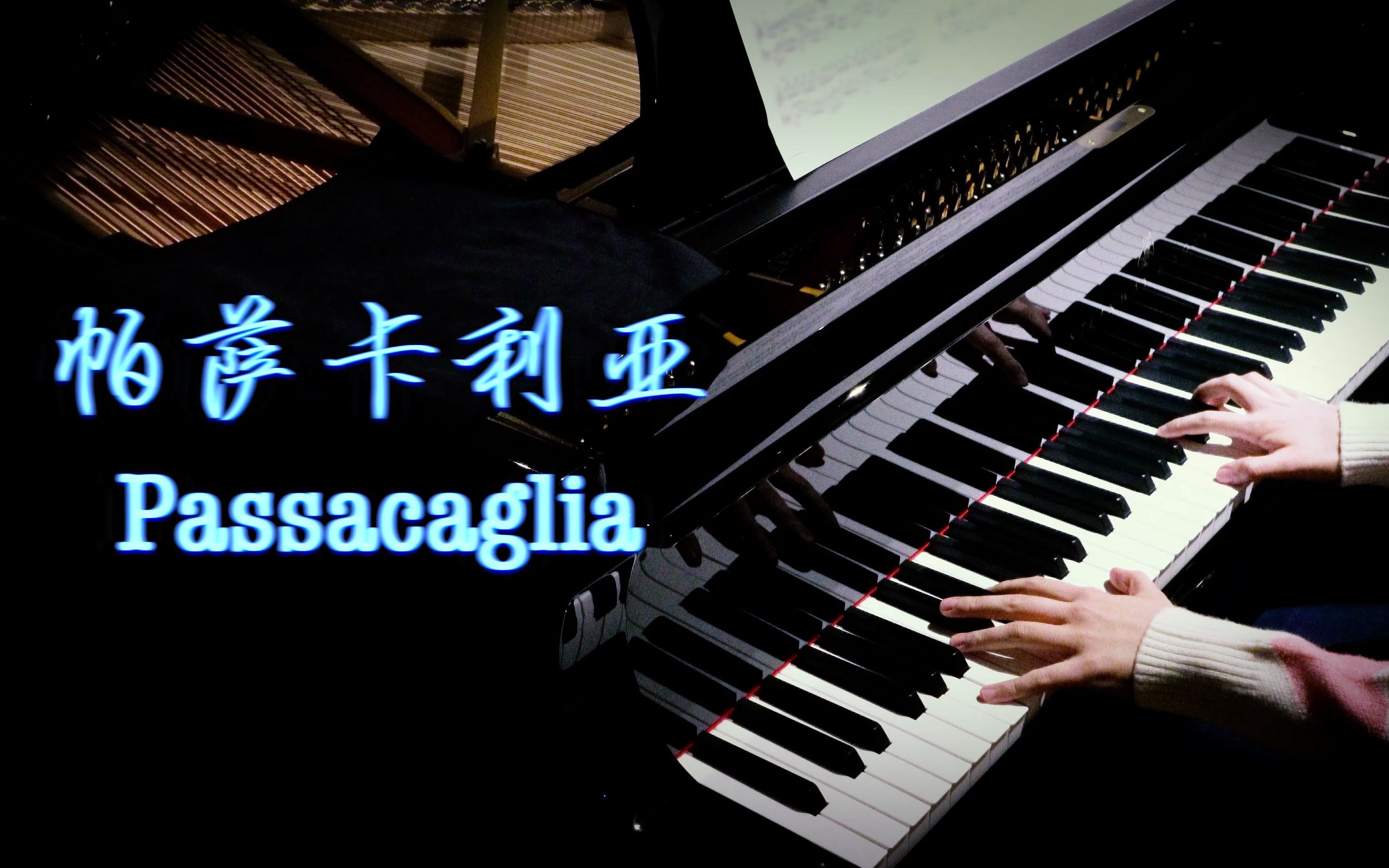 神回复评论：比卡农还好听的钢琴曲！帕萨卡利亚变奏 Passacaglia[1次更新]的第1张示图