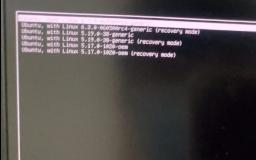 ubuntu显示驱动遇到的问题