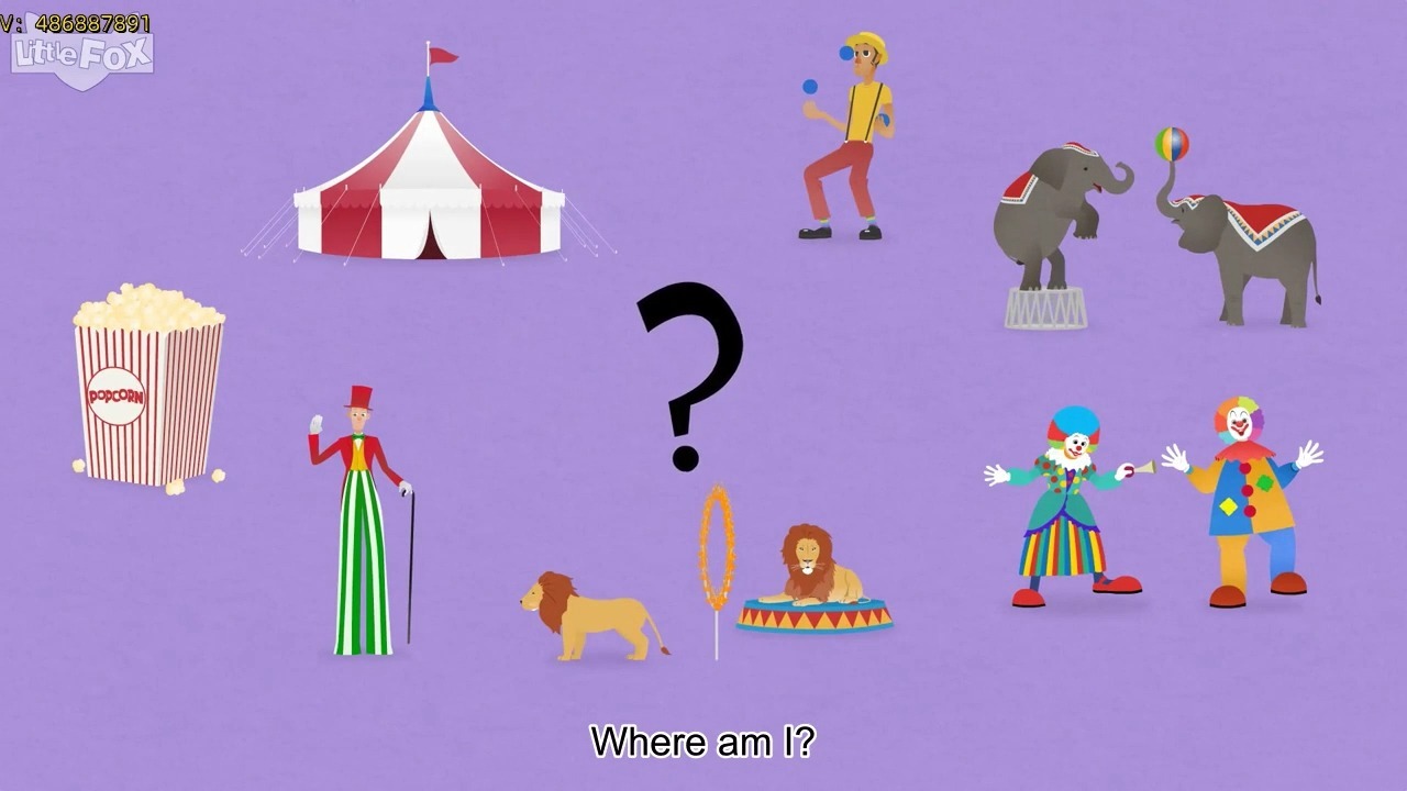 【Little Fox】Level1阶1｜Where Am I动画｜英文字幕｜英语启蒙分级动画｜适合零基础入门观看