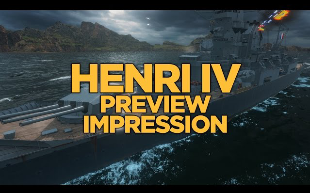 战舰世界法国x级巡洋舰亨利四世henriiv实战预览3wows