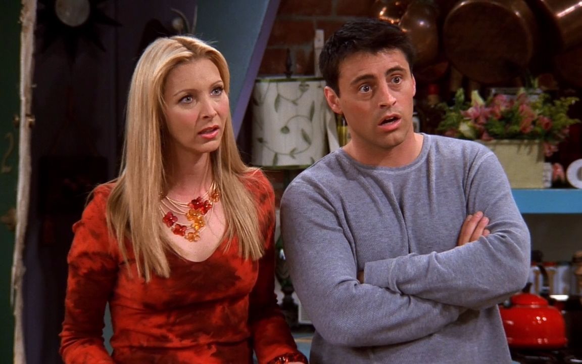 老友记joey&ross: they should put that on the box!