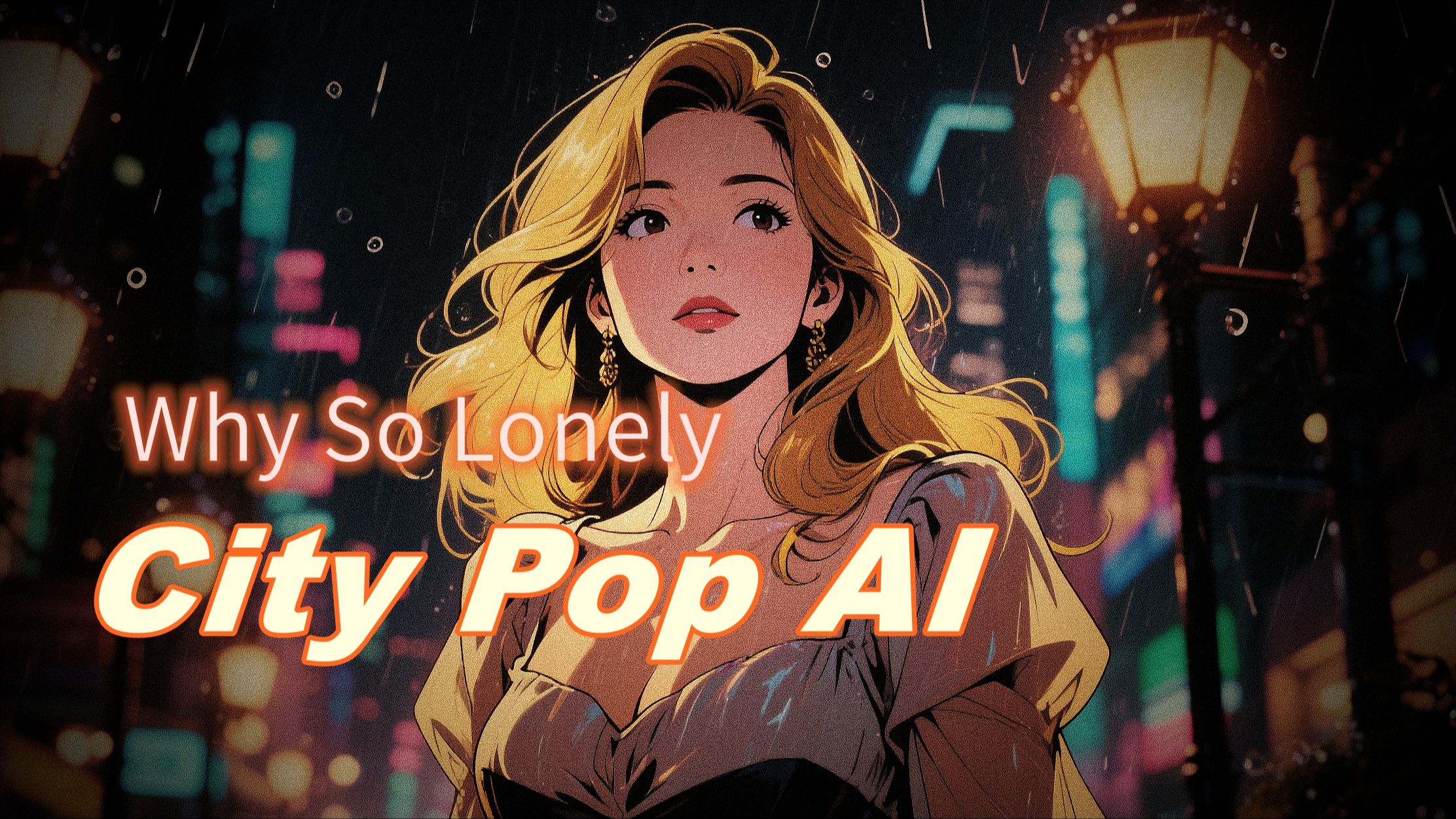首首金曲，AI音乐吊打人类！【顶级AI专辑2-《Why So Lonely》| CityPop】