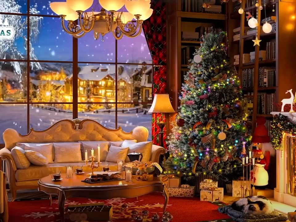 如果这段视频出现在您的生活中，好运将会跟随着您。🎅弗兰克·辛纳屈 (Frank Sinatra) 纳金·科尔 (Nat King Cole) 的圣诞老歌音乐