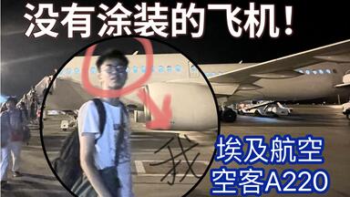 我上了一架没有涂装“原色机”！它把我运去了…全网首个<em class="keyword">埃及航空</em>A220飞行报告