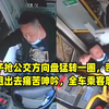 男子抢公交方向盘猛转一圈，司机被甩出去痛苦呻吟，全车乘客怒了 网友：危害公共安全罪