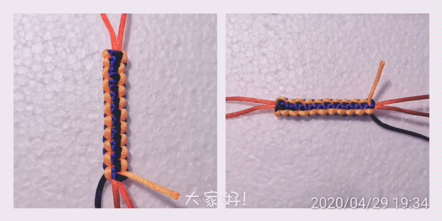 活动作品中国结双向平结扁平结方结